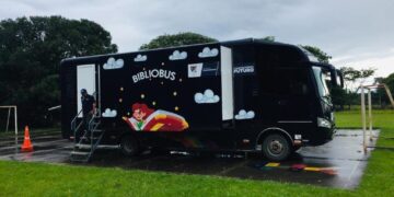 Volvió el Bibliobus, estrategia del Gobierno Departamental dirigida a la niñez