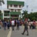 Comunidades afectadas por el invierno, mantienen plantón en la Alcaldía de Arauca