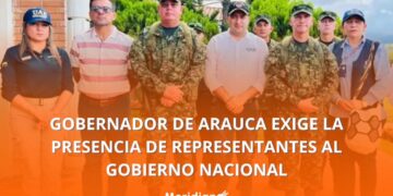 LAS FUERZAS MILITARES Y DEL EJÉRCITO LIDERARON CONSEJO DE SEGURIDAD ANTE LA CRISIS DE ORDEN PÚBLICO EN ARAUCA, PESE A LA AUSENCIA DEL MINISTRO DE DEFENSA IVÁN VELASQUEZ