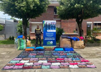 POLFA aprehendió en Arauca un total de 17.433 unidades de artículos de contrabando en el mes de junio