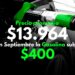 Para septiembre la gasolina sube $400, precio promedio por galón queda en $13.964