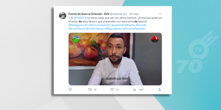 ELN sugiere que denuncia de atentado a vehículo de candidato es “una farsa”