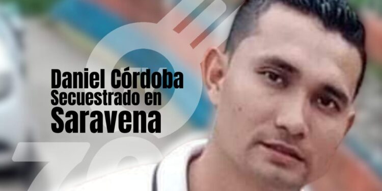 secuestrado en saravena daniel córdoba
