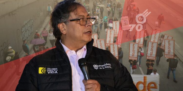 Suspensión de licitación de operadores de salud para docentes por el presidente Petro