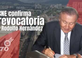 El CNE ratifica la revocatoria de Rodolfo Hernández para la Gobernación de Santander