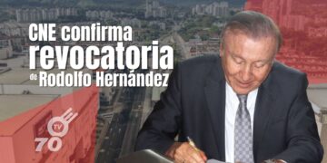 El CNE ratifica la revocatoria de Rodolfo Hernández para la Gobernación de Santander