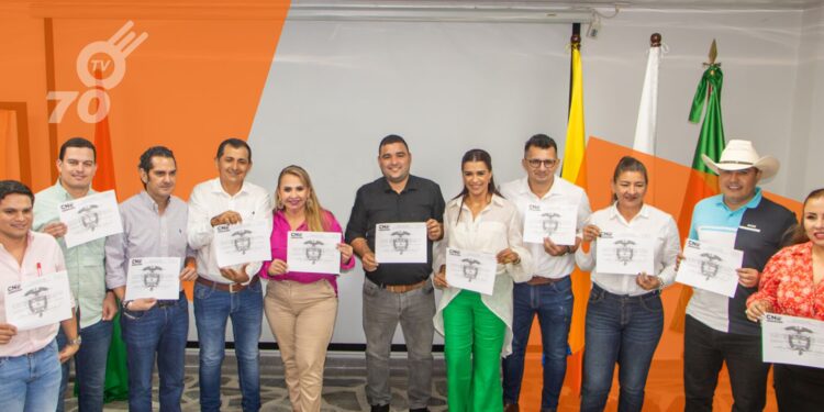 La Registraduría entregó las credenciales de los diputados electos para el período 2024 – 2027 en Arauca