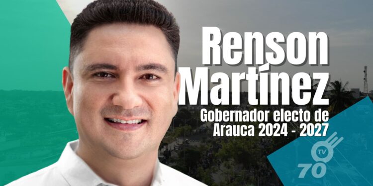 Renson Martínez es oficialmente gobernador electo del departamento de Arauca