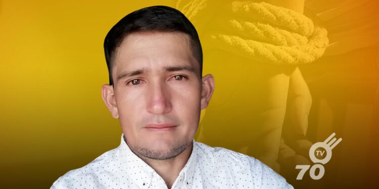 Jeffren Steven Hormaza Poveda fue liberado en Tame tras un mes de cautiverio