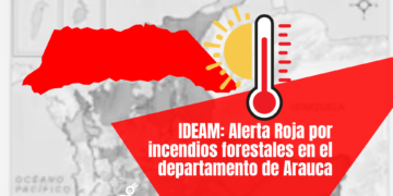 Alerta Roja por incendios forestales en todo el departamento de Arauca