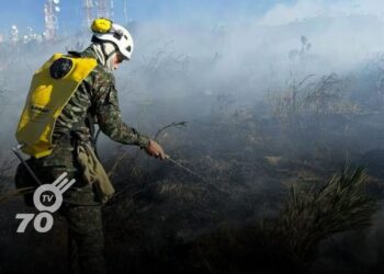 Tres individuos fueron capturados por provocar incendios en Tunja, Boyacá, en medio de alerta por El Niño y riesgo de incendios forestales.