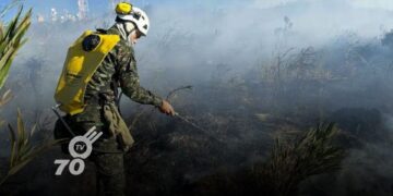 Tres individuos fueron capturados por provocar incendios en Tunja, Boyacá, en medio de alerta por El Niño y riesgo de incendios forestales.