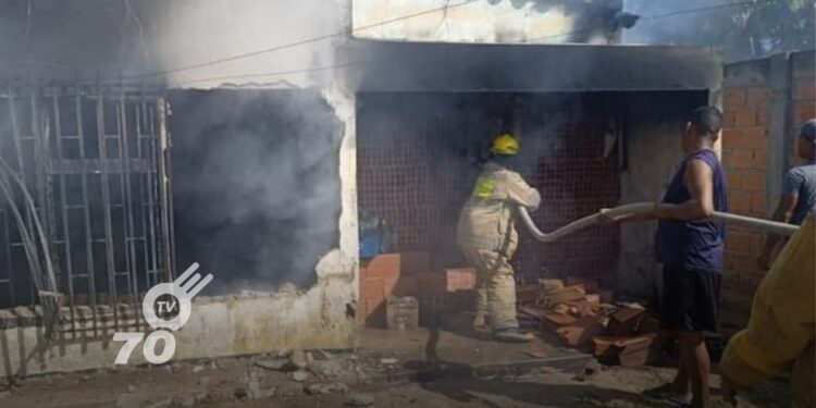 Luego del trágico incendio ocurrido una vivienda en El Amparo, falleció niño afectado por quemaduras de tercer grado producto de la conflagración