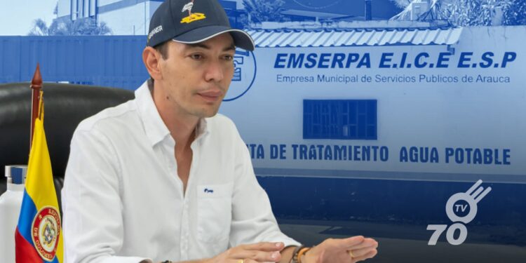 Juan Qüenza, alcalde de Arauca, busca optimizar el servicio de agua con la gestión de 8 bombas, de las cuales solo una está operativa.